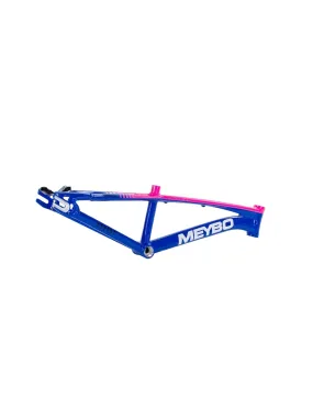 Meybo 2025 Holeshot Bmx Race Frame Blue/Pink/Black